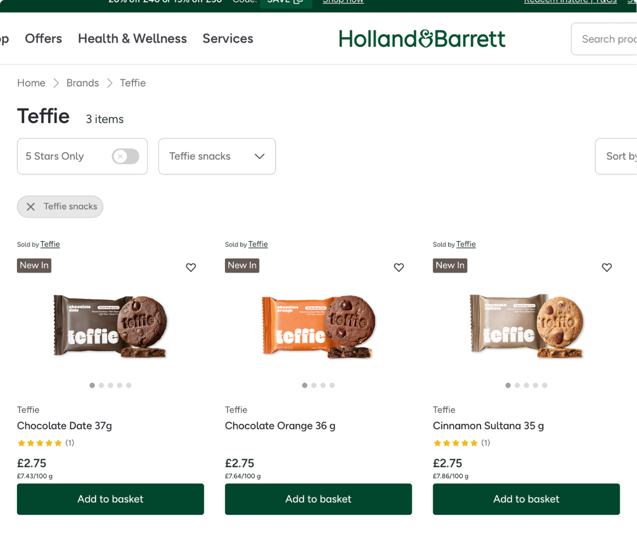 Teffie Holland & Barrett